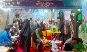 غرفه های مرکز آموزش های کاربردی معاونت فرهنگی و تبلیغی در نمایشگاه کتاب تهران