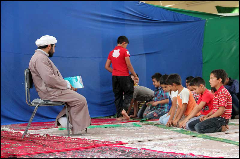 تصاویر/فعالیتهای تبلیغی روحانی روستای سیساب در خراسان شمالی