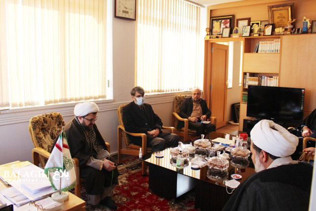 دیدار رئیس سازمان زندان های کشور با معاون فرهنگی و تبلیغی دفتر تبلیغات اسلامی