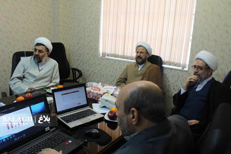 گزارش فعالیت های اداره کل تبلیغ نوین با حضور رییس دفتر تبلیغات اسلامی