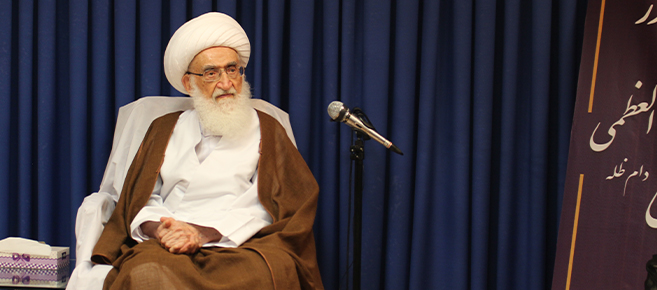 دیدار مبلغان نخبه دفتر تبلیغات اسلامی با حضرت آیت الله نوری همدانی دیدار مبلغان نخبه دفتر تبلیغات اسلامی با حضرت آیت الله نوری همدانی