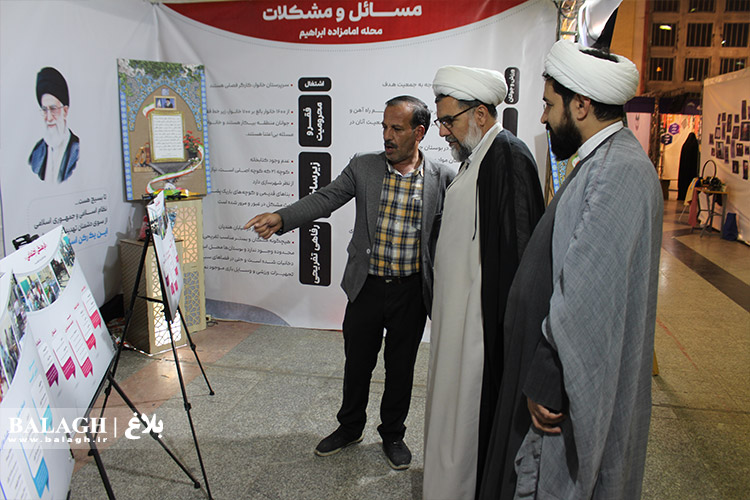 گزارش تصویری| بازدید معاون فرهنگی و تبلیغی دفتر تبلیغات اسلامی از نمایشگاه مقداد