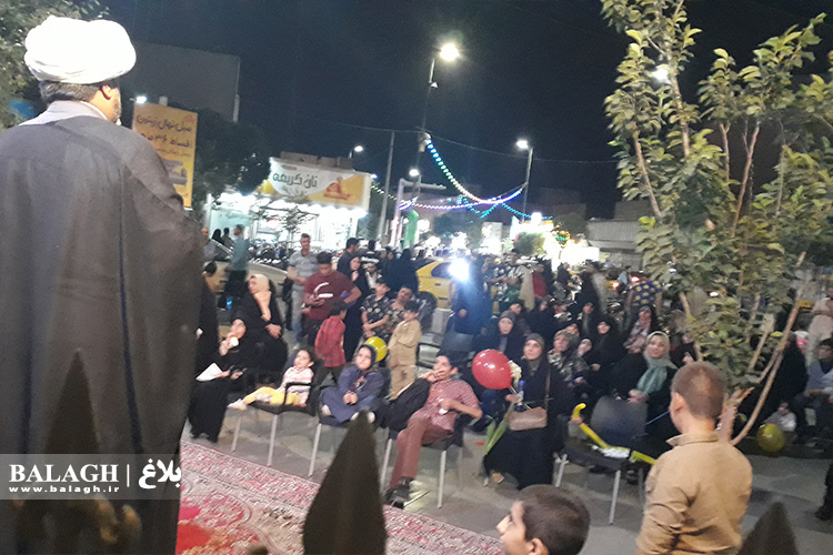 اجرای جشن دهه کرامت توسط گروه تبلیغی جهادی نجم
