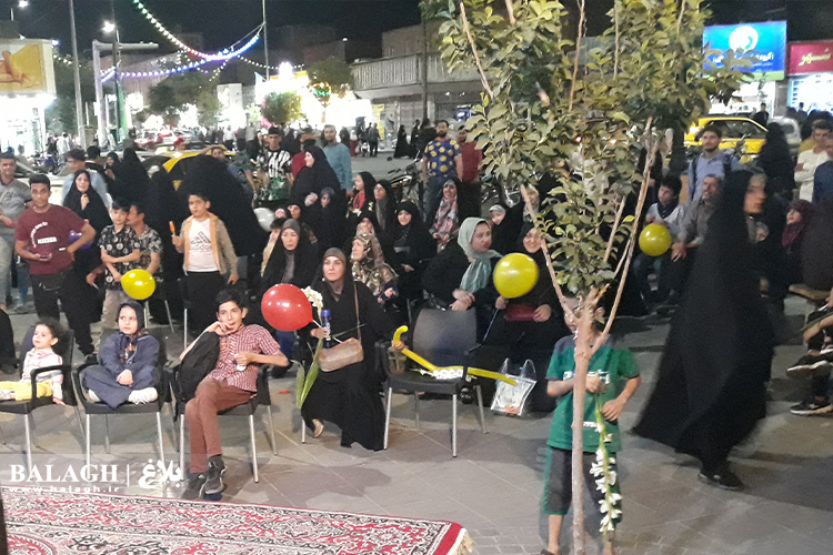 اجرای جشن دهه کرامت توسط گروه تبلیغی جهادی نجم