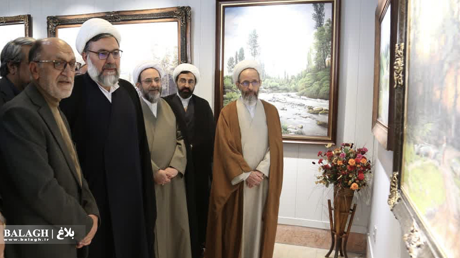 بازدید معاون فرهنگی و تبلیغی دفتر تبلیغات اسلامی از نمایشگاه تجلی عبودیت