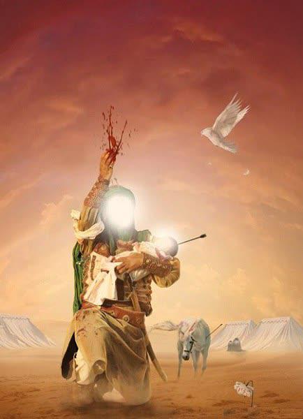 شهادت کودک شیرخوار در ماجرای کربلا