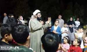 فعالیت گروه تبلیغی خاتم در بوستان علوی