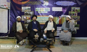 گزارش تصویری| بازدید معاون فرهنگی و تبلیغی دفتر تبلیغات اسلامی از نمایشگاه مقداد