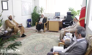 گزارش تصویری| دیدار معاون فرهنگی و تبلیغی دفتر تبلیغات اسلامی با مدیر کل معاونت بررسی و پیشگیری دادستانی ویژه روحانیت