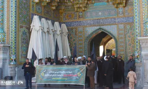 دسته عزا کارکنان دفتر تبلیغات اسلامی به مناسب شهادت حضرت زهرا (س)