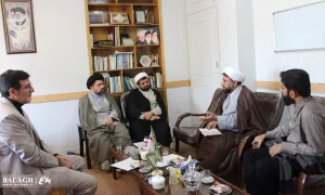 دیدار مسئول بررسی اسناد تیپ امام صادق(ع) با مدیرکل تبلیغ عمومی