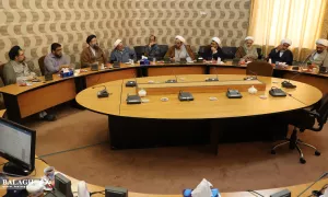 نشست هم اندیشی گروه‌های تبلیغی فعال در طرح مدد در استان قم