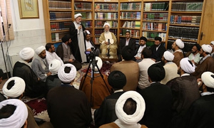 تصاویر/دیدار مبلغان اعزامی به مناطق محروم کشور با آیت الله مکارم شیرازی