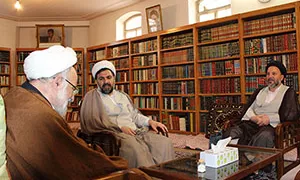 تصاویر/دیدار معاون دفتر تبلیغات با حجت الاسلام والمسلمین خوشنویس