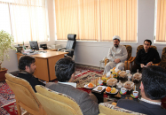 دیدار مدیر عامل شرکت آبفای استان قم با حجت الاسلام والمسلمین روستا آزاد