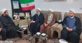 دیدار حجت الاسلام روستا آزاد با خانواده شهید محمدتوکلی