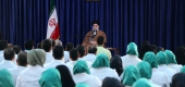 رهبر معظم انقلاب اسلامی در دیدار مدال‌آوران بازی‌های پاراآسیایی جاکارتا ۲۰۱۸